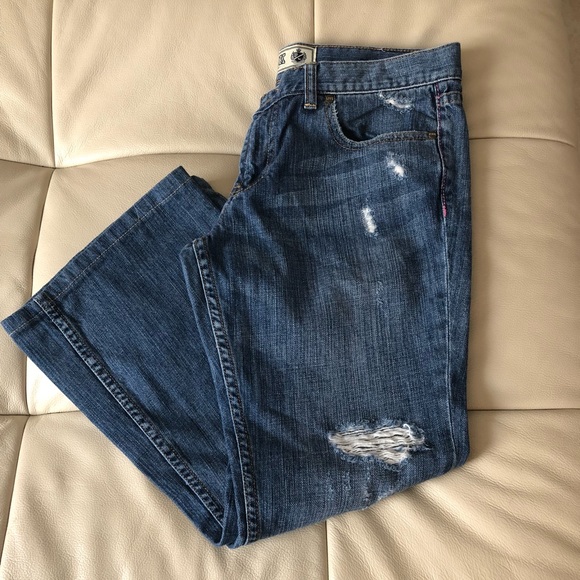 Pink crop jeans - Picture 3 of 4